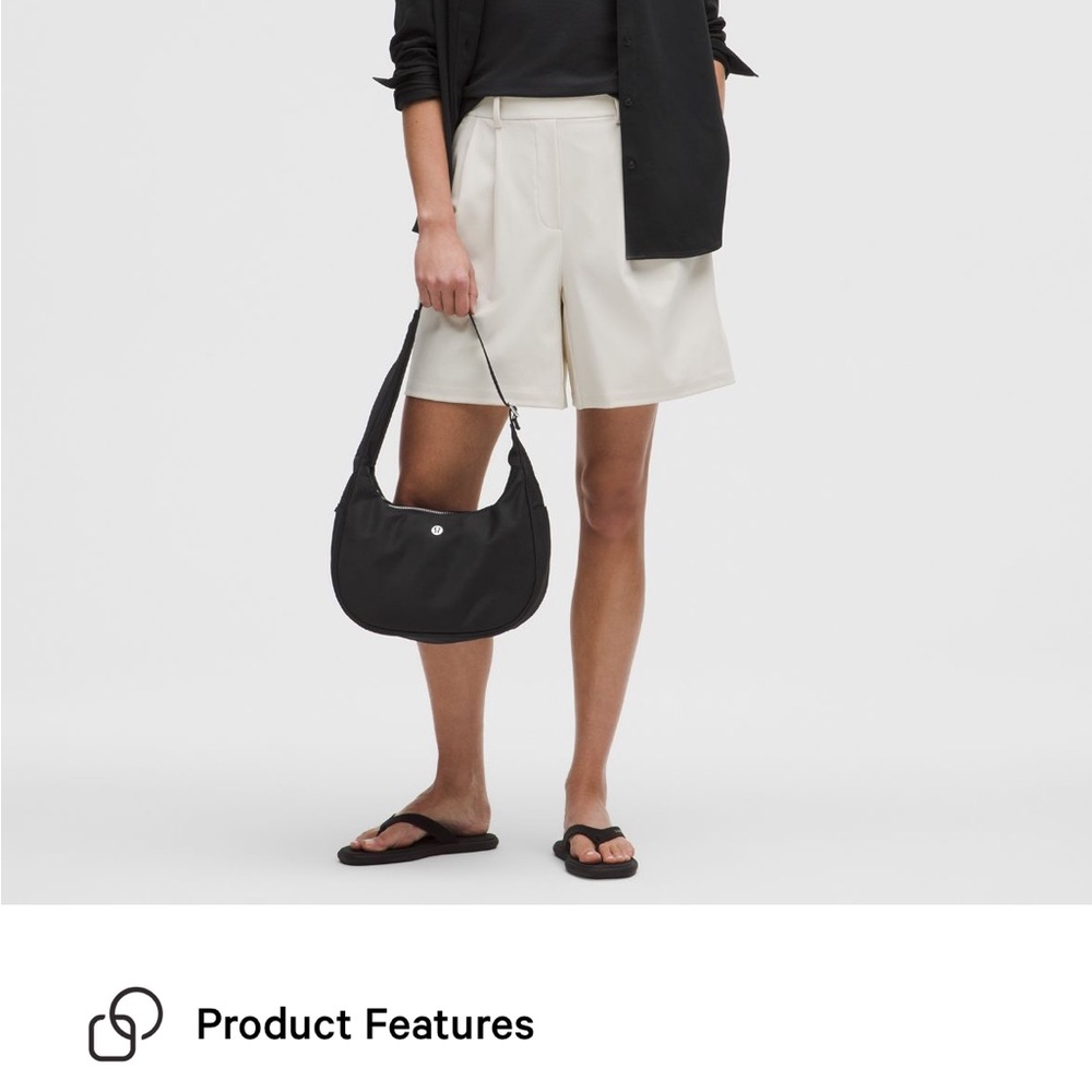 Lululemon City Essentials Black Shoulder Bag